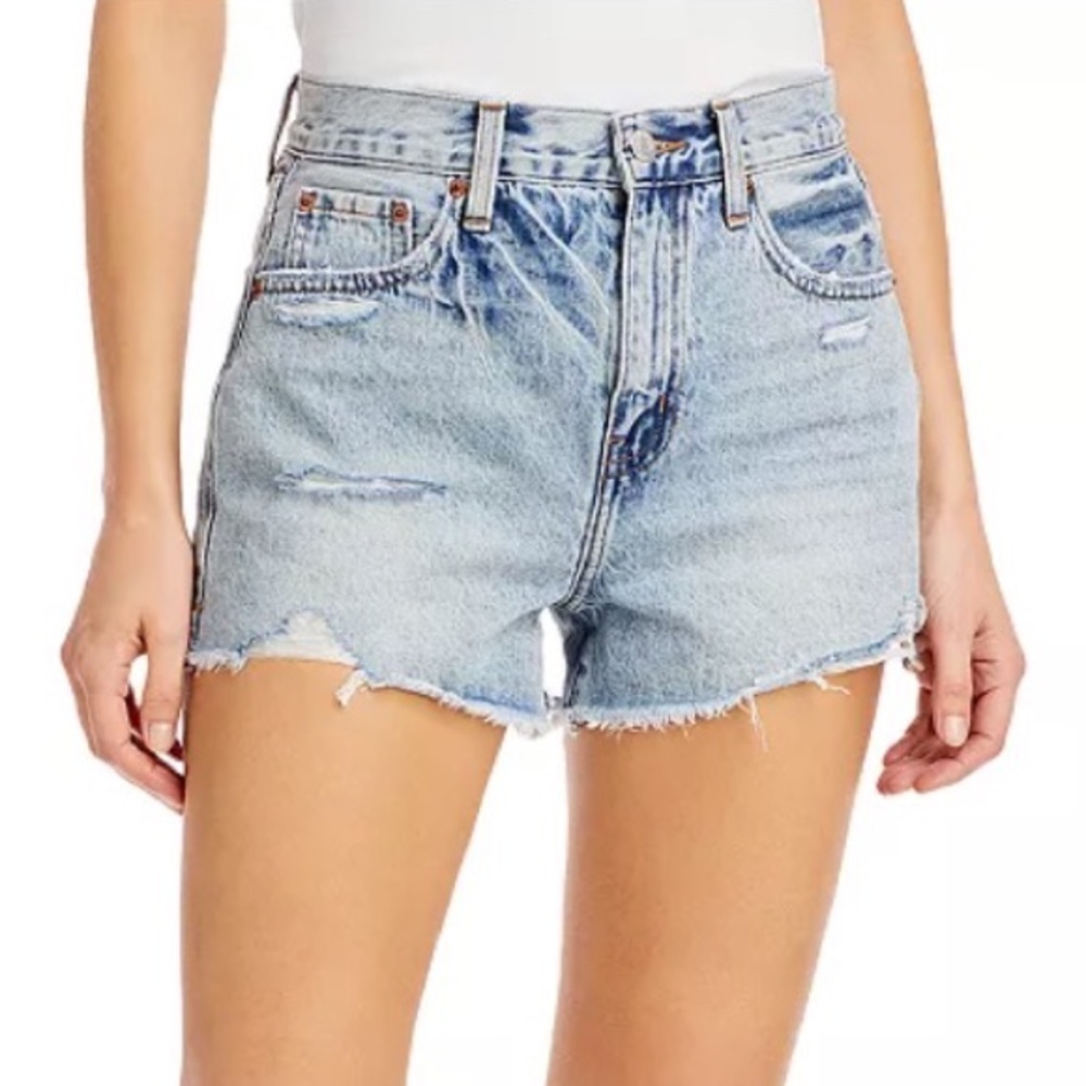 Pistola Nova High Rise Cut Off Jean Shorts